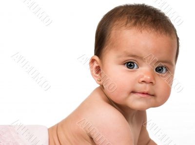 beautiful baby portrait