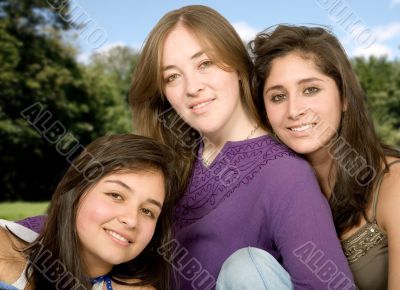 beautiful female friends