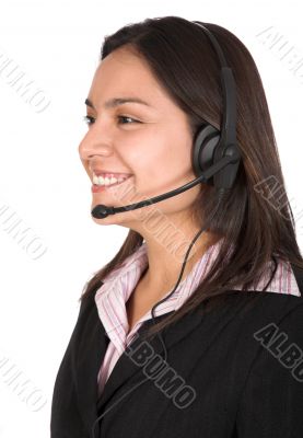 Beautiful Customer Support Girl