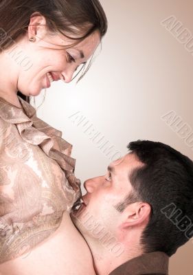 couple - girl pregnant