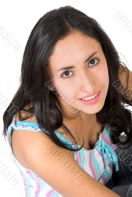 beautiful teenager portrait