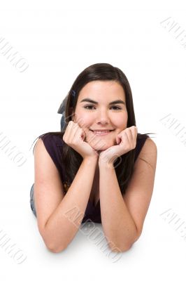 Casual Female Portrait - floor