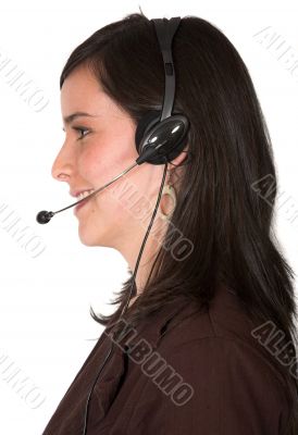 Beautiful Customer Support Girl