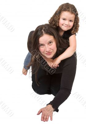 mother and daughter fun