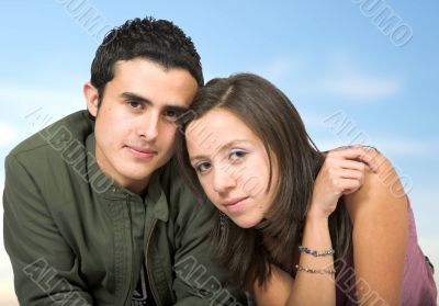 cute couple outdoors