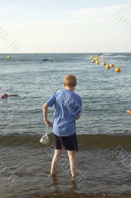 Children on the beach
