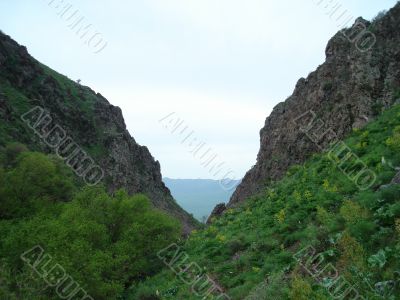 Mountain gorge
