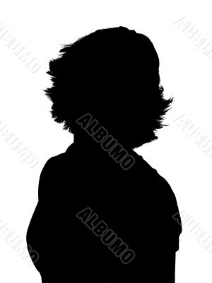 Young Adult Woman Silhouette