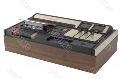 retro cassette recorder