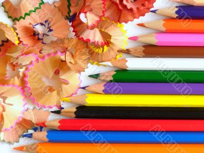 colored pencils