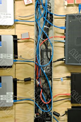 Routers and connecting wires