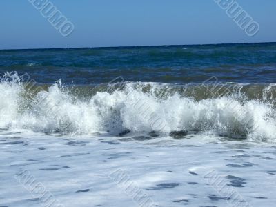 Waves at coast of the Black sea 2