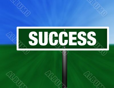 Success Street Sign