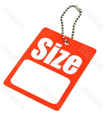 blank Size Tag