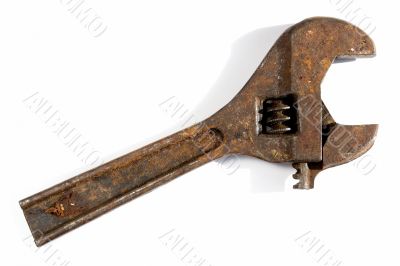 Old adjustable spanner