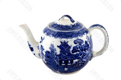 Blue Willow Teapot