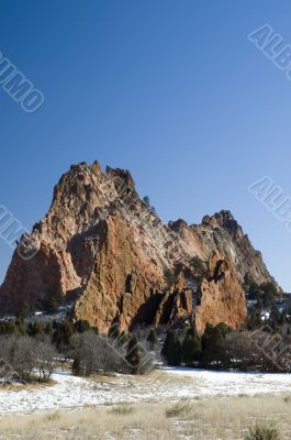 Garden of the Gods in Winter