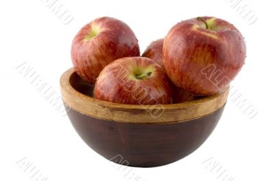 Bowl of Red Apples