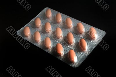 Packing of tablets