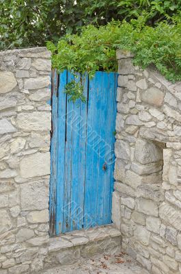 Blue door