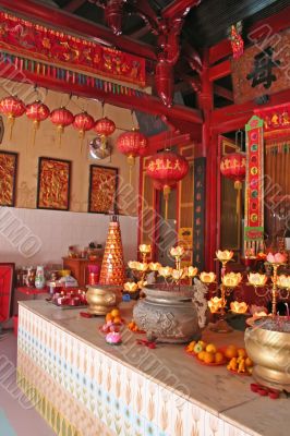 Chinese altar