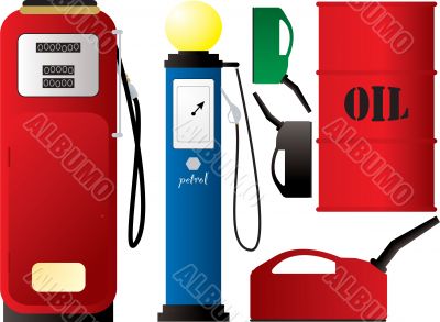 petrol pumps