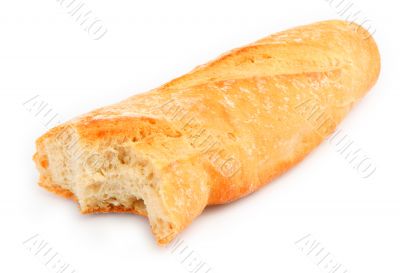 half of baguette