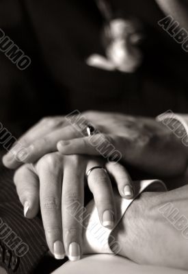 Newly-married couple