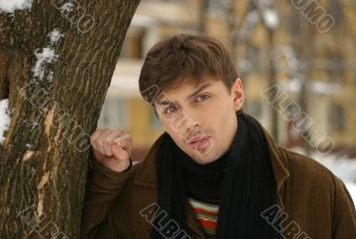 Portrait in the winter