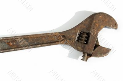 Old adjustable spanner