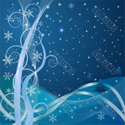 Abstract artistic  background - vector