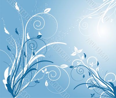 Floral background - vcetor Floral background - vcetor