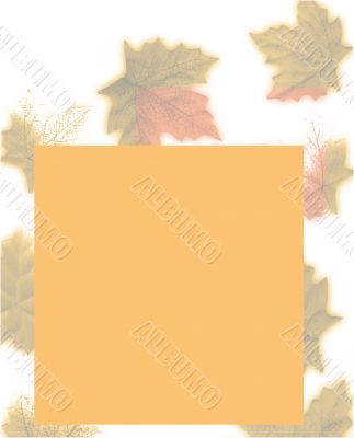 Autumn Themed Blog or Diary Design