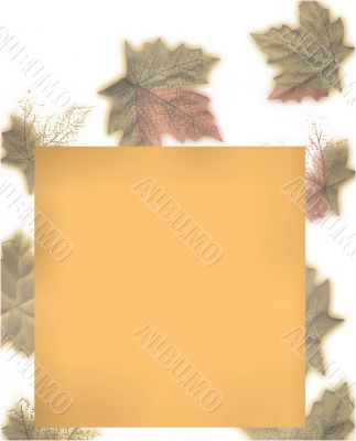 Autumn Themed Blog or Diary Design