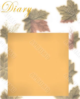 Autumn Themed Blog or Diary Design