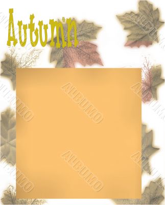 Autumn Themed Blog or Diary Design