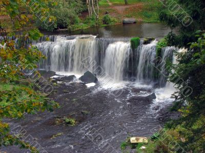 waterfall view