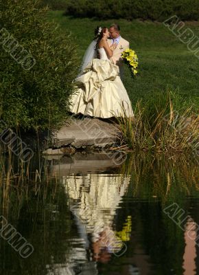 Newly-married couple