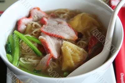 Chinese noodles soup