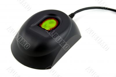 Biometric Device with Green and Red Fingerprint Biometric Device with Green and Red Fingerprint