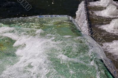 Water in fountain