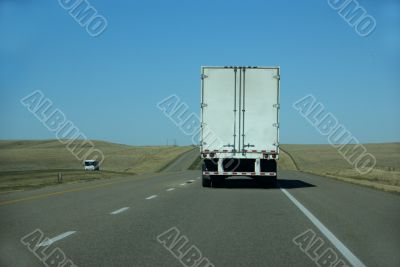 Truck on prairie Truck on prairie