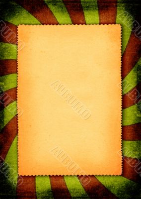 piece of torn old paper