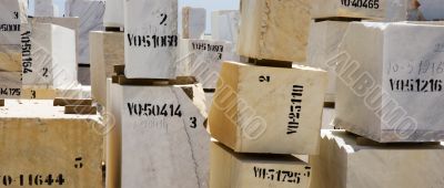 Marble blocks 8