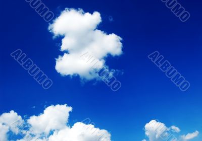 Blue sky and white clouds