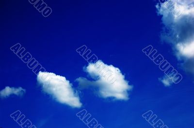 Blue sky and white clouds