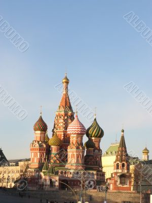 St. Basil`s Cathedral in Moscow