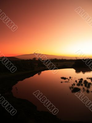 Mount Kenya sunrise Mount Kenya sunrise