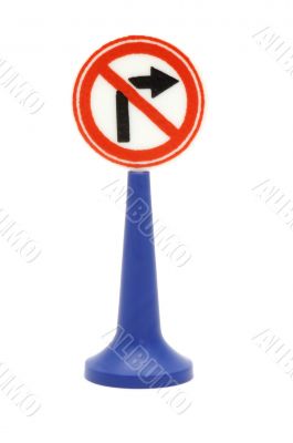 prohibition turn to the right prohibition turn to the right