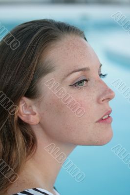 Pretty Girl with freckles